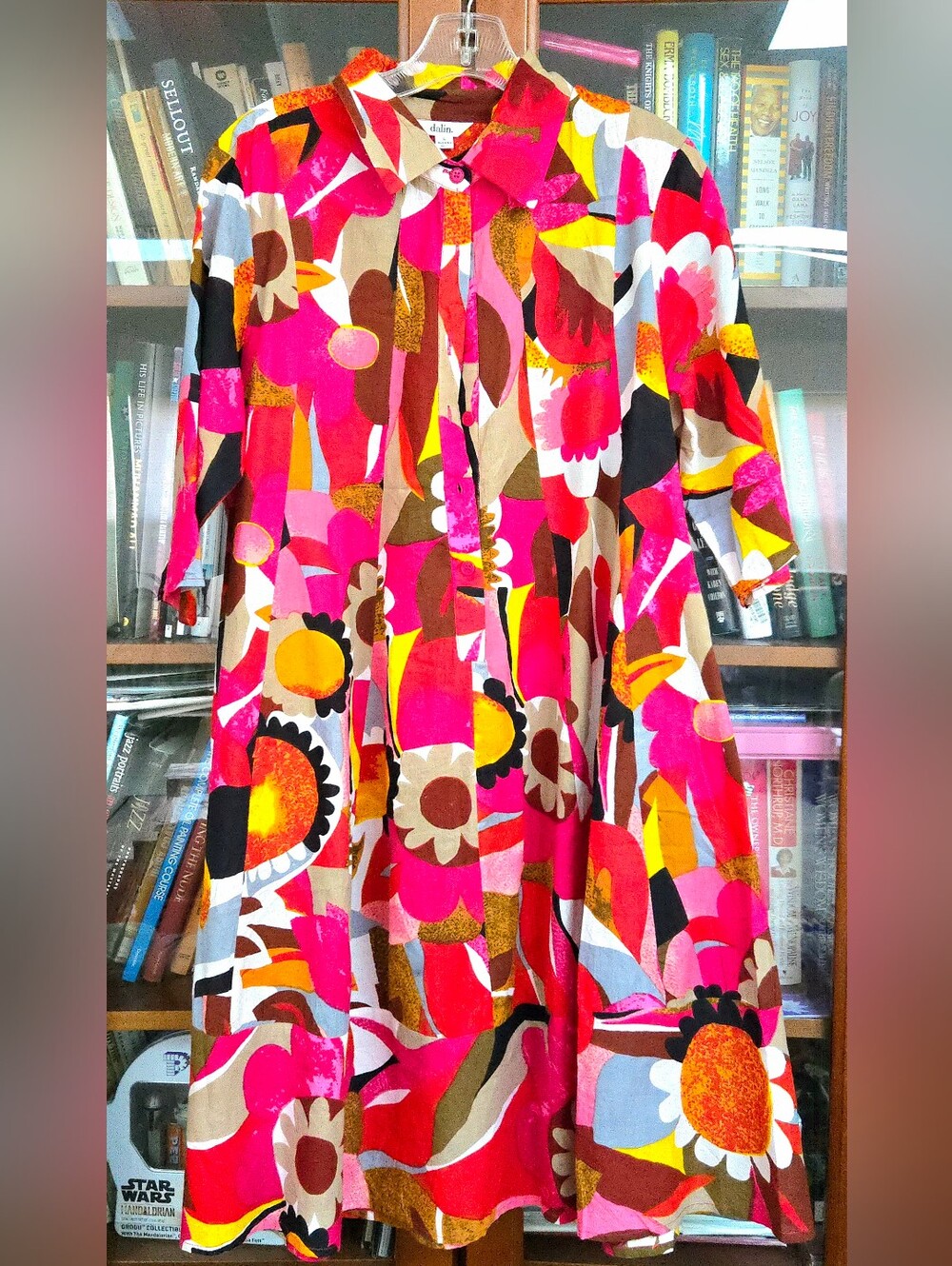 Bright Multicolor Floral A-Line Skirt - Unbranded